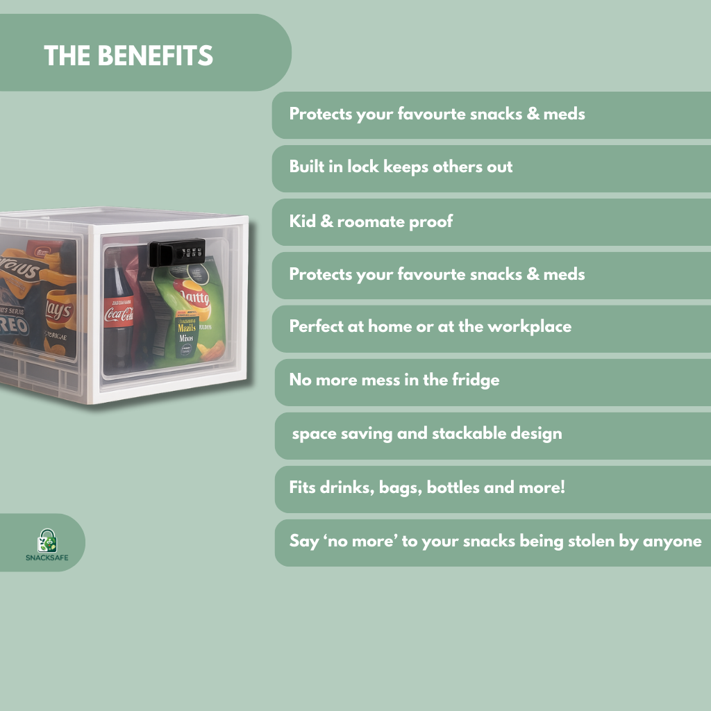 SnackSafe fridge & kitchen lockbox